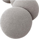  Color_Taupe -- Apollo Taupe Boucle Fabric Upholstered Bench IMAGE 7