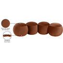  Color_Cognac -- Apollo Cognac Velvet Upholstered Bench IMAGE 10