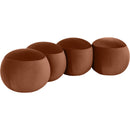  Color_Cognac -- Apollo Cognac Velvet Upholstered Bench IMAGE 3