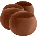  Color_Cognac -- Apollo Cognac Velvet Upholstered Bench IMAGE 5