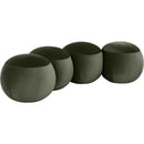 Meridian Apollo Green Velvet Bench IMAGE 3