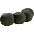  Color_Green -- Apollo Green Velvet Upholstered Bench IMAGE 6