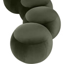  Color_Green -- Apollo Green Velvet Upholstered Bench IMAGE 7