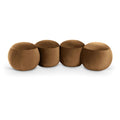  Color_Saddle -- Apollo Saddle Velvet Upholstered Bench IMAGE 1