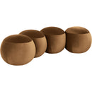  Color_Saddle -- Apollo Saddle Velvet Upholstered Bench IMAGE 3