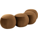  Color_Saddle -- Apollo Saddle Velvet Upholstered Bench IMAGE 6