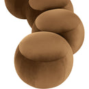  Color_Saddle -- Apollo Saddle Velvet Upholstered Bench IMAGE 7