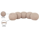  Color_Beige -- Meridian Apollo Boucle Fabric Upholstered Bench IMAGE 10