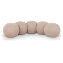  Color_Beige -- Meridian Apollo Boucle Fabric Upholstered Bench IMAGE 1
