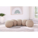  Color_Beige -- Meridian Apollo Boucle Fabric Upholstered Bench IMAGE 2
