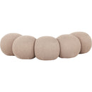 Color_Beige -- Meridian Apollo Boucle Fabric Upholstered Bench IMAGE 4