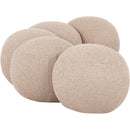  Color_Beige -- Meridian Apollo Boucle Fabric Upholstered Bench IMAGE 5