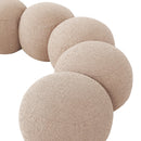  Color_Beige -- Meridian Apollo Boucle Fabric Upholstered Bench IMAGE 7