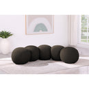  Color_Brown -- Apollo Brown Boucle Fabric Upholstered Bench IMAGE 2