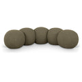  Color_Olive -- Apollo Olive Boucle Fabric Upholstered Bench IMAGE 1