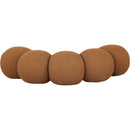 Meridian Apollo Saddle Boucle Fabric Bench IMAGE 4