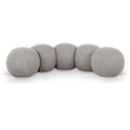  Color_Taupe -- Apollo Taupe Boucle Fabric Upholstered Bench IMAGE 1