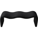  Color_Black -- Meridian Willow Vegan Leather Upholstered Bench IMAGE 5