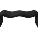 Meridian Willow Black Vegan Leather Bench IMAGE 6