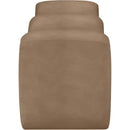  Color_Brown -- Willow Brown Vegan Leather Upholstered Bench IMAGE 4