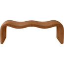  Color_Cognac -- Willow Cognac Vegan Leather Upholstered Bench IMAGE 3