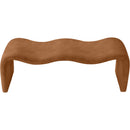  Color_Cognac -- Willow Cognac Vegan Leather Upholstered Bench IMAGE 5