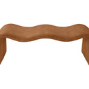  Color_Cognac -- Willow Cognac Vegan Leather Upholstered Bench IMAGE 6