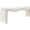  Color_Cream -- Willow Cream Vegan Leather Upholstered Bench IMAGE 8