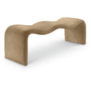  Color_Tan -- Willow Tan Vegan Leather Upholstered Bench IMAGE 1