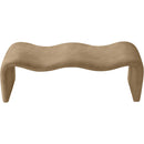  Color_Tan -- Willow Tan Vegan Leather Upholstered Bench IMAGE 5