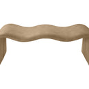  Color_Tan -- Willow Tan Vegan Leather Upholstered Bench IMAGE 6
