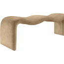  Color_Tan -- Willow Tan Vegan Leather Upholstered Bench IMAGE 8