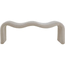  Color_Beige -- Meridian Willow Corduroy Fabric Upholstered Bench IMAGE 3