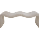  Color_Beige -- Meridian Willow Corduroy Fabric Upholstered Bench IMAGE 6