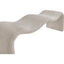  Color_Beige -- Meridian Willow Corduroy Fabric Upholstered Bench IMAGE 7