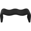  Color_Black -- Willow Black Corduroy Fabric Upholstered Bench IMAGE 5
