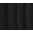 Meridian Willow Black Corduroy Fabric Bench IMAGE 9