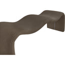  Color_Brown -- Willow Brown Corduroy Fabric Upholstered Bench IMAGE 7