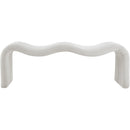  Color_Cream -- Willow Cream Corduroy Fabric Upholstered Bench IMAGE 3