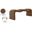  Color_Saddle -- Willow Saddle Corduroy Fabric Upholstered Bench IMAGE 11