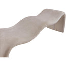  Color_Beige -- Meridian Willow Chenille Fabric Upholstered Bench IMAGE 7