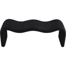 Meridian Willow Black Chenille Fabric Bench IMAGE 5