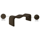  Color_Brown -- Willow Brown Chenille Fabric Upholstered Bench IMAGE 11