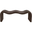  Color_Brown -- Willow Brown Chenille Fabric Upholstered Bench IMAGE 3