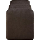 Meridian Willow Brown Chenille Fabric Bench IMAGE 4