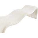  Color_Cream -- Willow Cream Chenille Fabric Upholstered Bench IMAGE 7