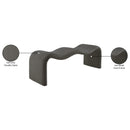  Color_Grey -- Willow Grey Chenille Fabric Upholstered Bench IMAGE 11