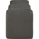  Color_Grey -- Willow Grey Chenille Fabric Upholstered Bench IMAGE 4