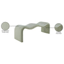  Color_Mint -- Willow Mint Chenille Fabric Upholstered Bench IMAGE 11