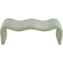  Color_Mint -- Willow Mint Chenille Fabric Upholstered Bench IMAGE 5